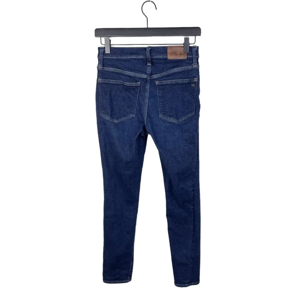 Madewell 9" Mid-Rise Skinny Jeans in Orland Dark Wash Denim MA938 Size 25 - Image 3