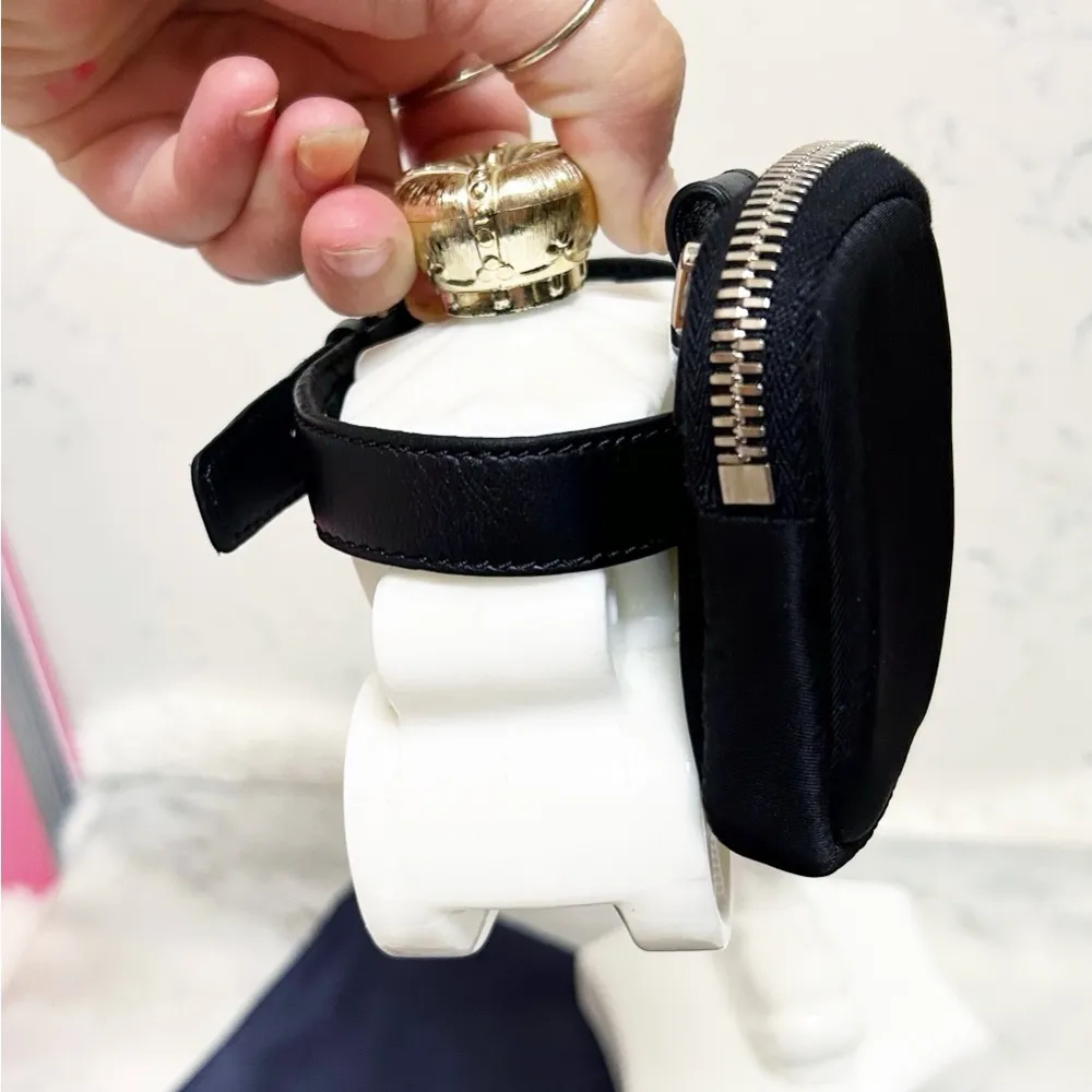 Authentic Prada Black Tessuto Mini Ankle Pouch / Bag - Image 3