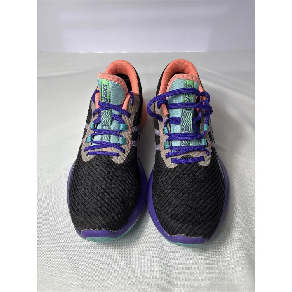 Asics Women's Size 7.5 Running Shoes 1012A985 Purple/ Teal/ Coral Sneakers EU 39 - Image 3