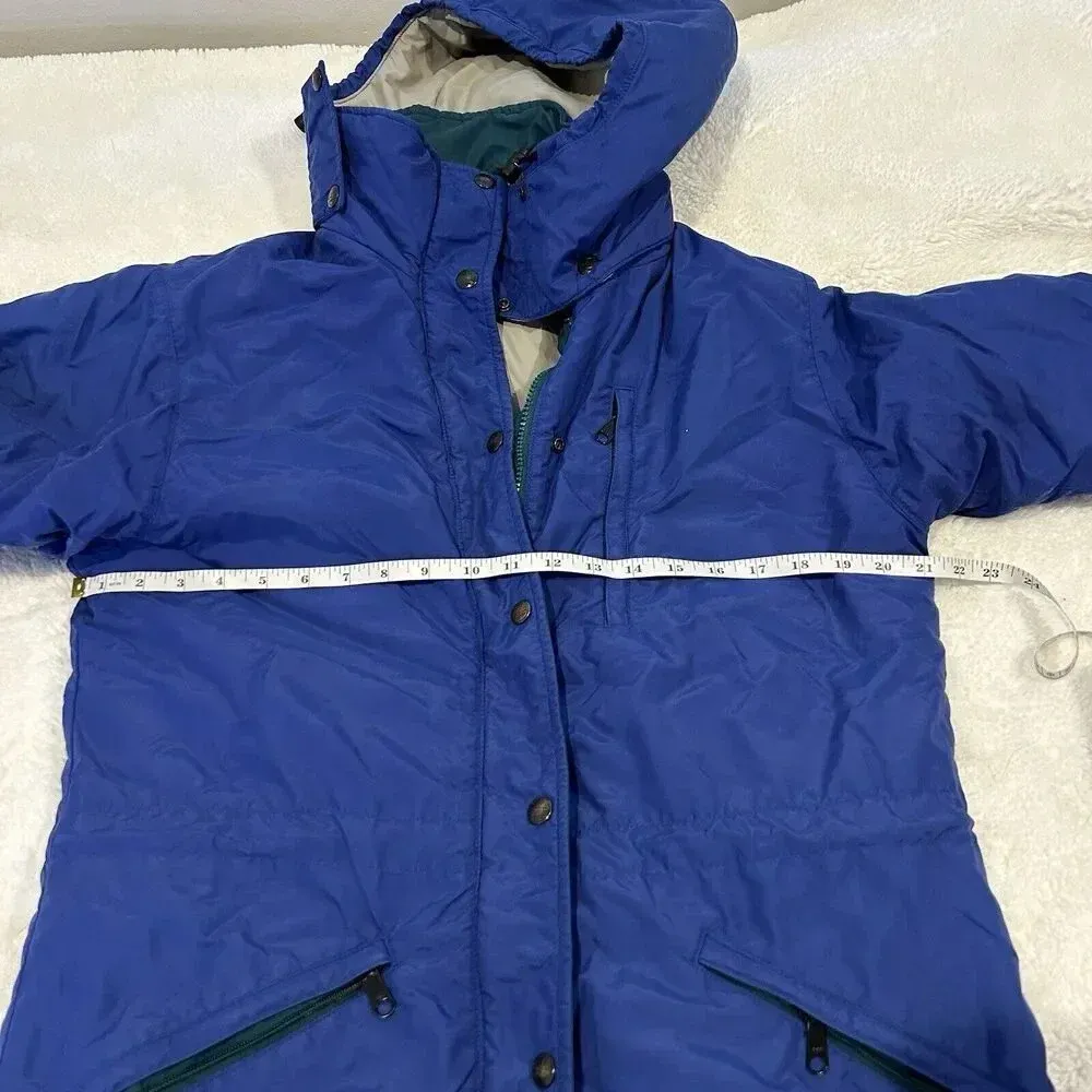 VTG LL Bean Penobscot Parka Jacket Women's S Full Zip Coat‎ Hood USA Made - Image 2