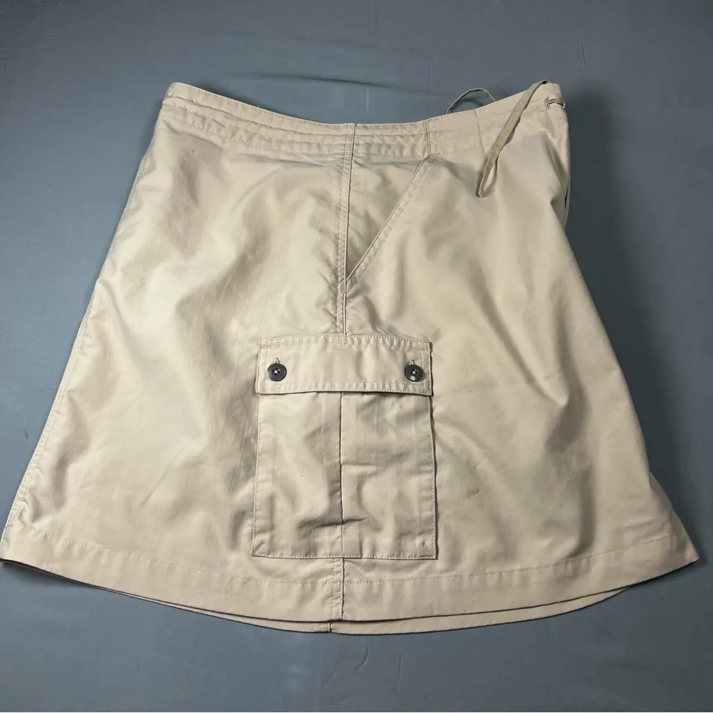 Patagonia Tan A-Line Mini Skirt Casual Resort Wear - Image 4