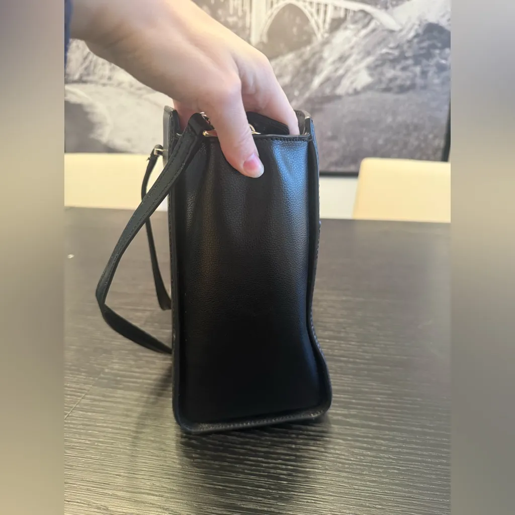 Kate Spade New York Geraldine Satchel Patterson Drive Black Leather Tote Purse - Image 7