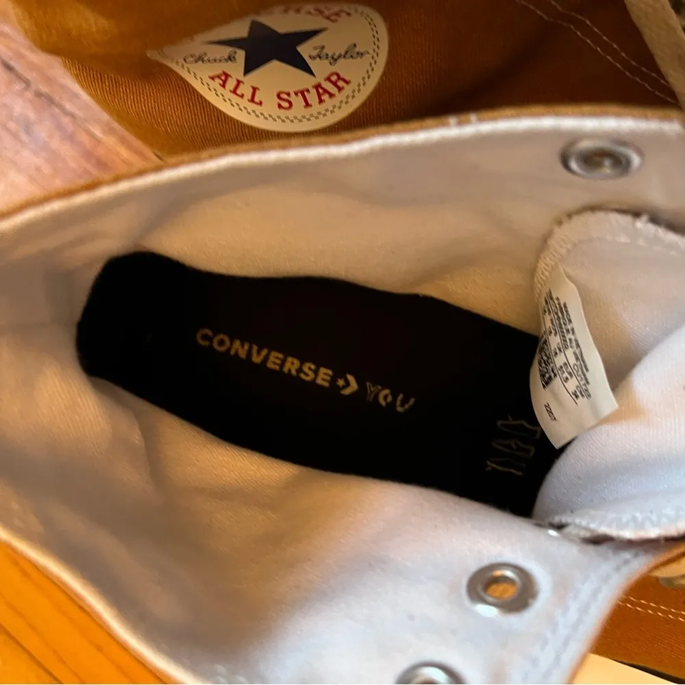 Converse Tan High-Top Sneakers - Image 10