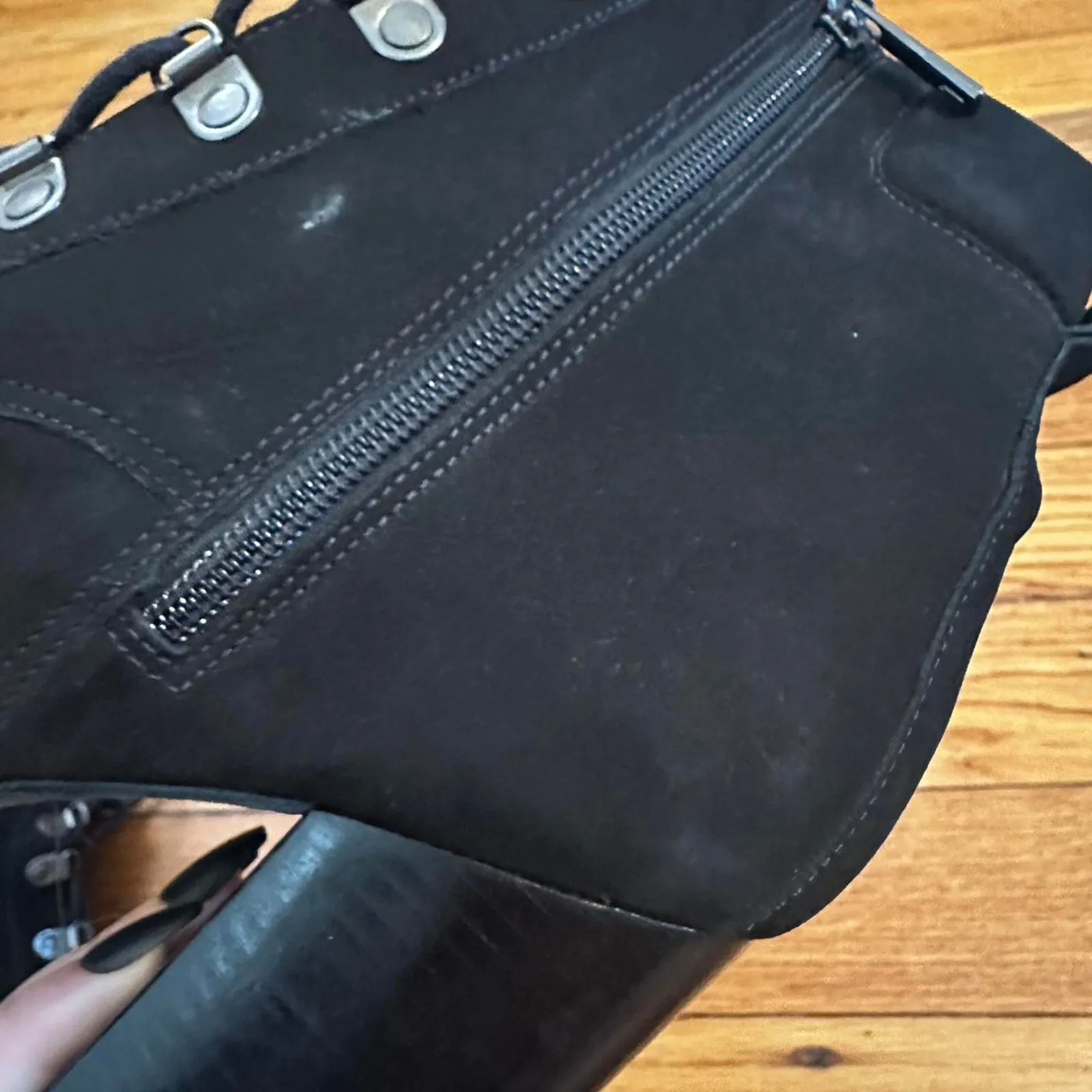 Ted Baker Heeled Black Lace up boots - Image 5