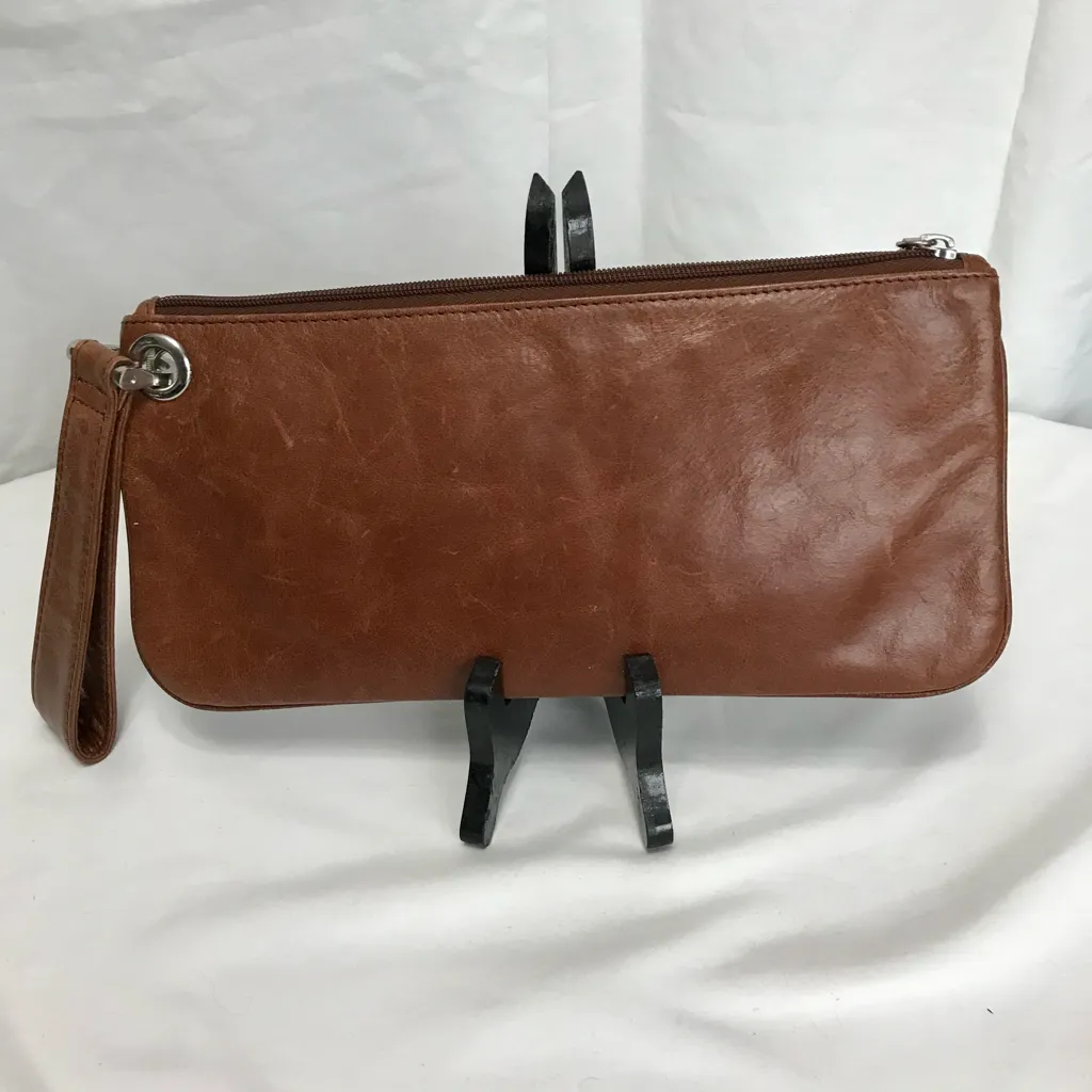Hobo International Brown Leather Wallet/Wristlet - Image 3