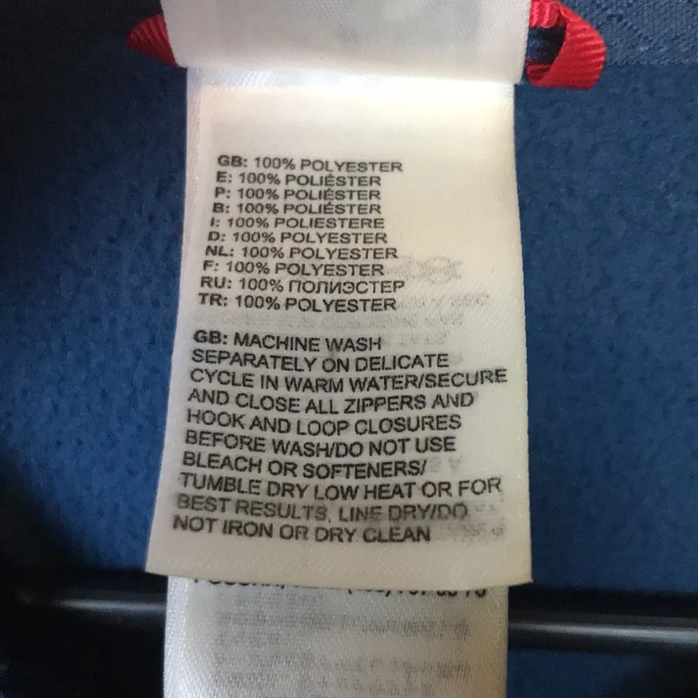 The North Face Women’s Blue Fleece Quarter Zip-Up Pullover Sweatshirt - Image 8