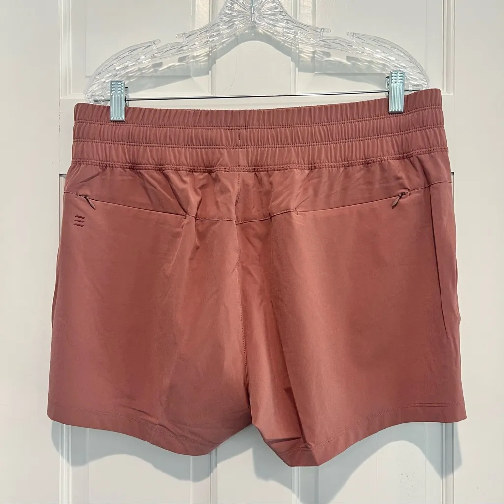 Free Fly NWT Women's Pull On Breeze Short Light Sangria XL Dusty Pink Shorts - Image 3