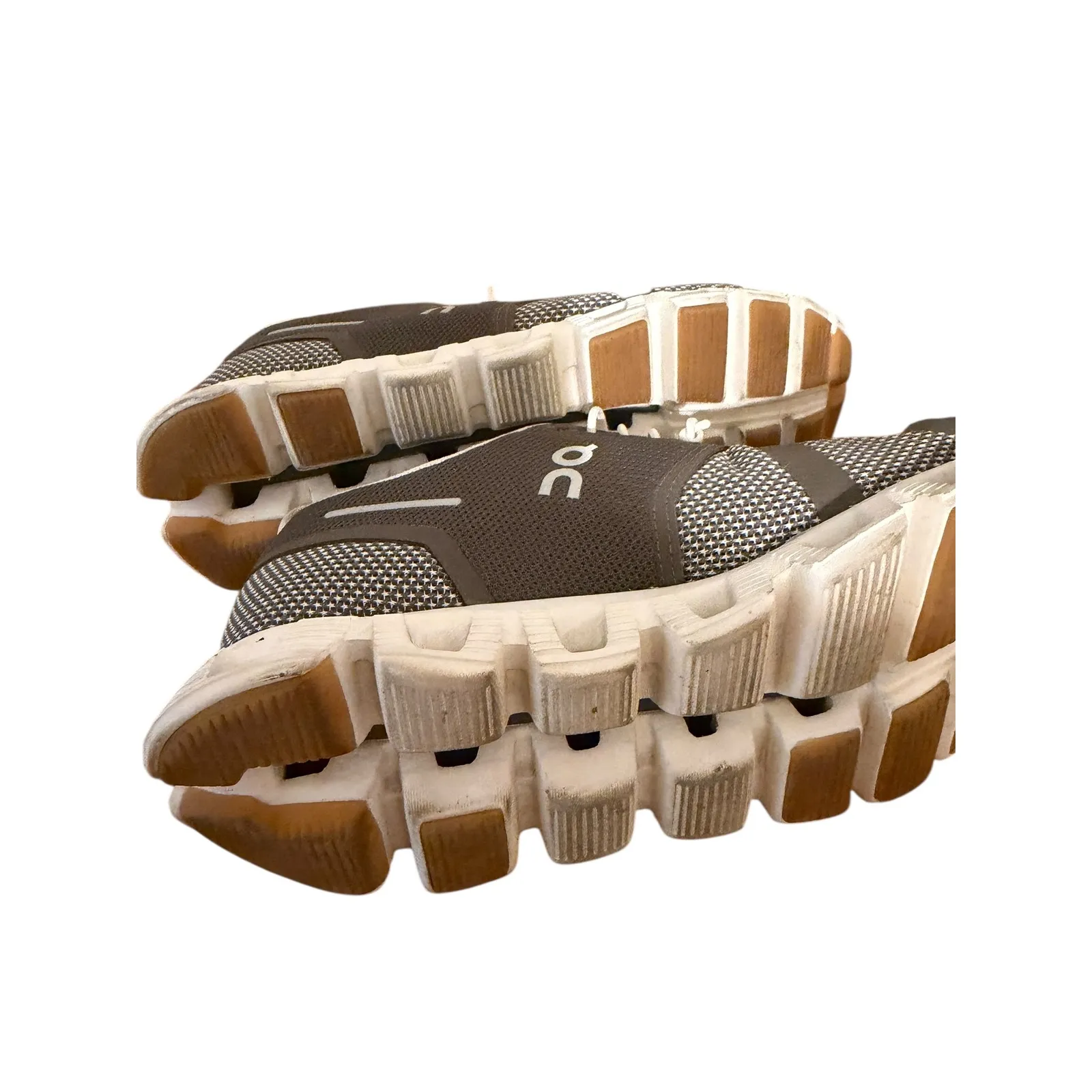 On Cloud Running Shoes Women's Size 6 US Gray Beige CloudTec Sole Sneakers - Image 6