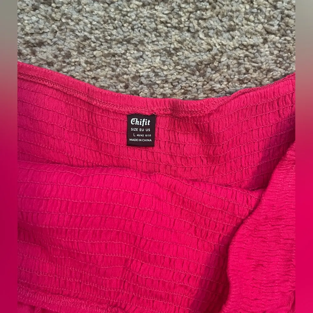 Chi fit pink maxi dress Size L - Image 5