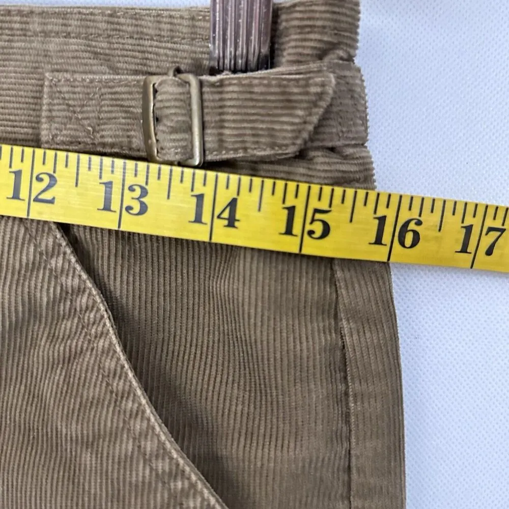 MASSIMO DUTTI Blazer And Skirt Set 2 Button Corduroy Jacket  Brown - Image 11