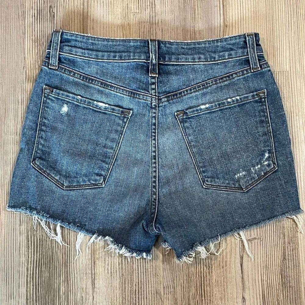 J Brand Gracie High Rise Distressed Cut Off Jean Shorts - size 26 - Image 6