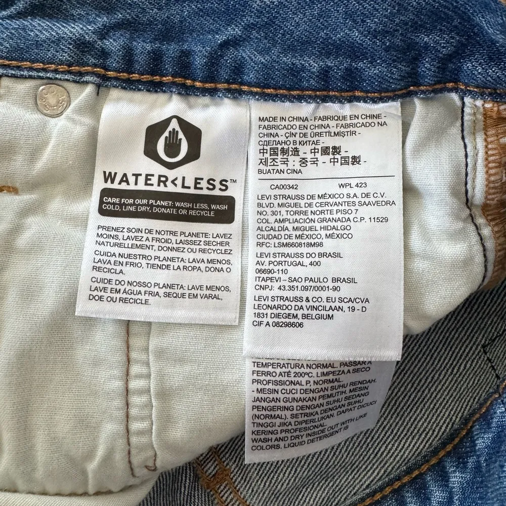 Womens Levi's 501 Mini Jean Shorts Size 27 New Without Tags - Image 7