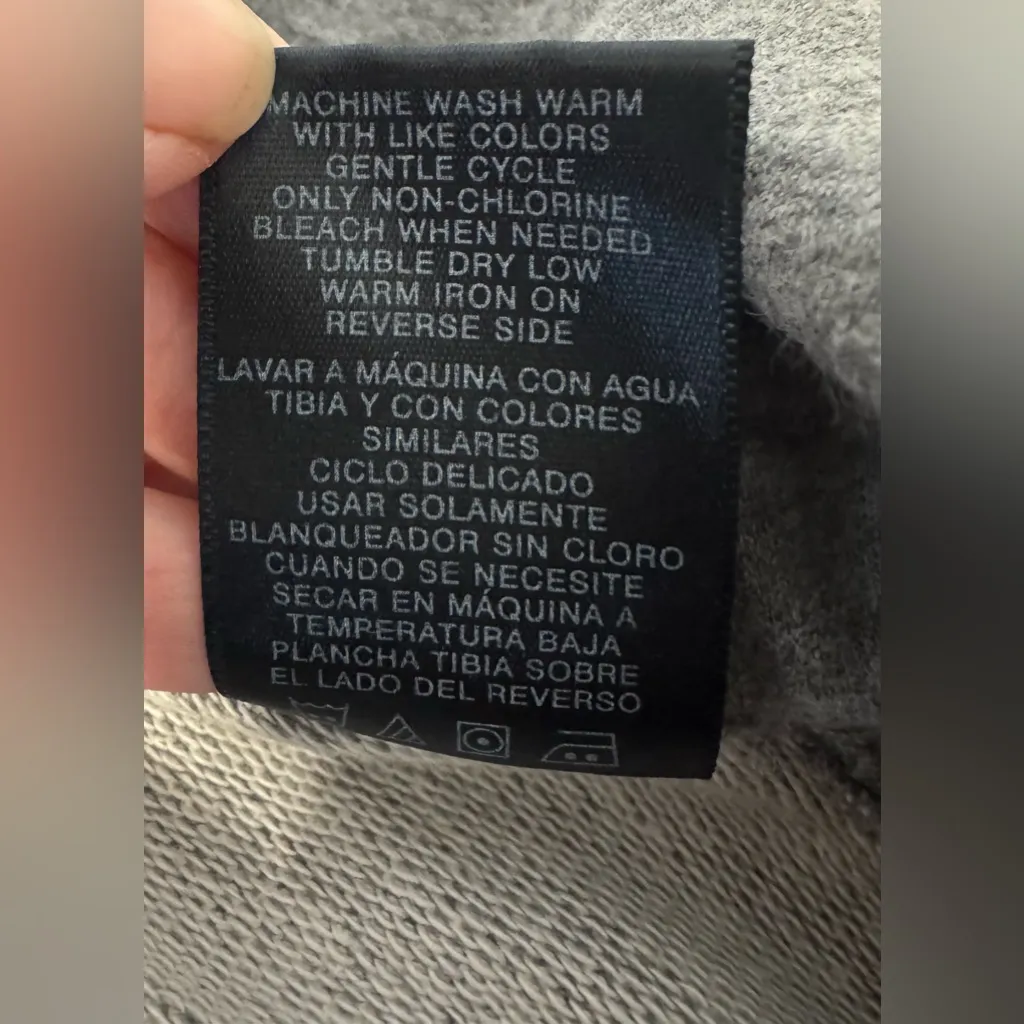 Norma Kamali Gray Blazer Double Breasted Pockets Jacket Sweatshirt Size Medium - Image 8