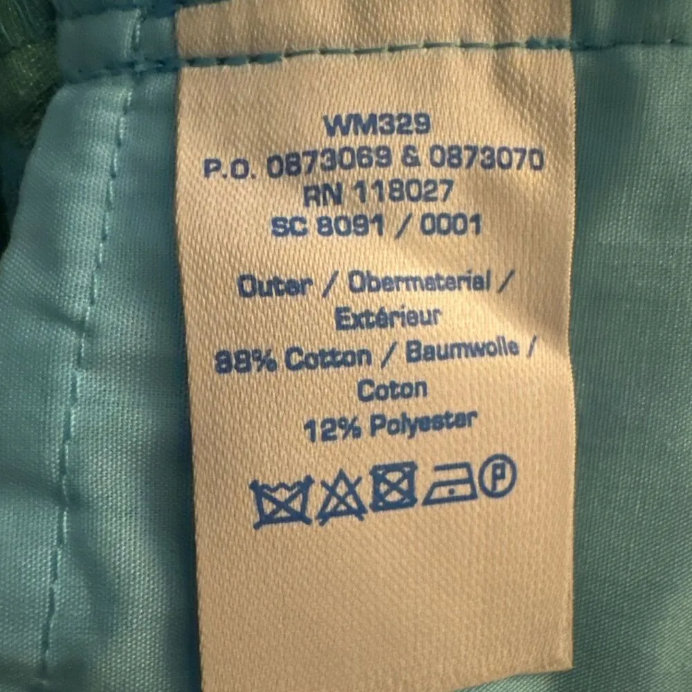 Boden Pants Sz 6P Womens Green Teal Raised Polka Dot Print Bistro Crop Ankle New Blue - Image 5