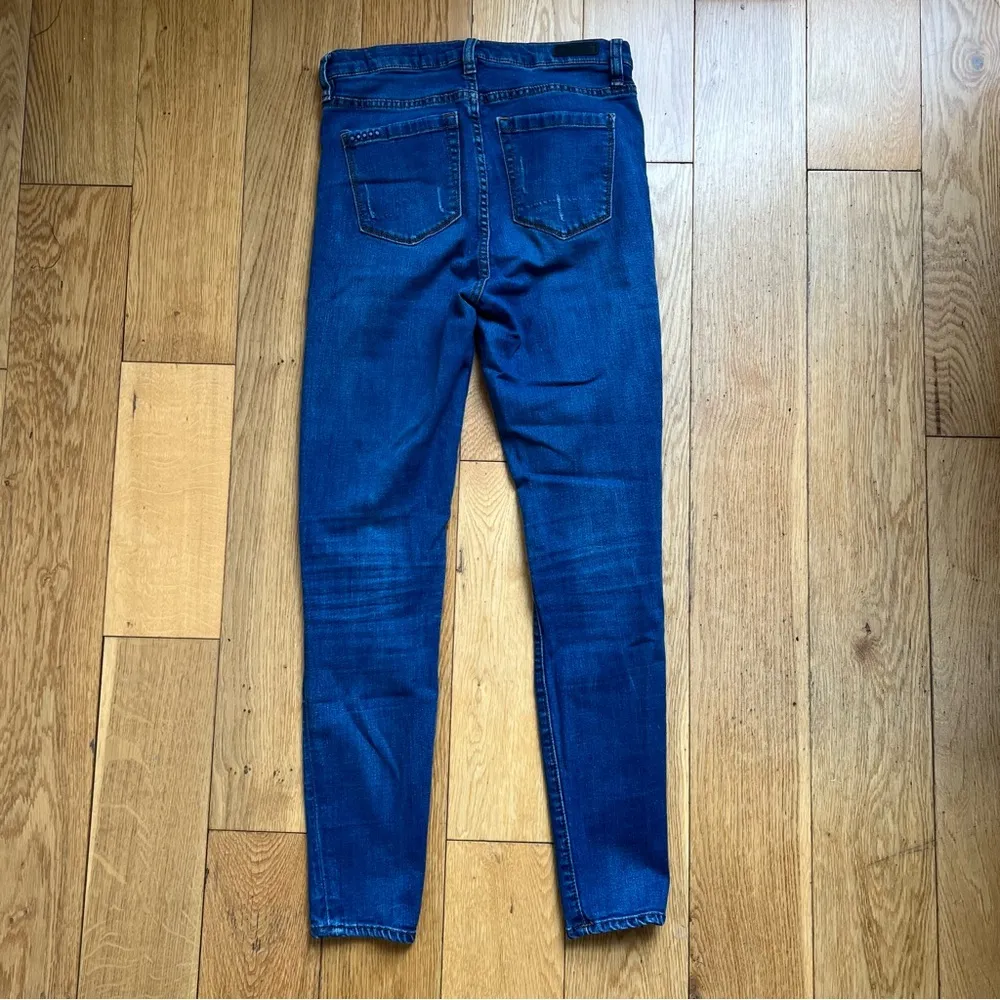 Blank NYC The Great Jones High-Rise Skinny Distressed Fitted Denim Jeans Size 27 - Image 4