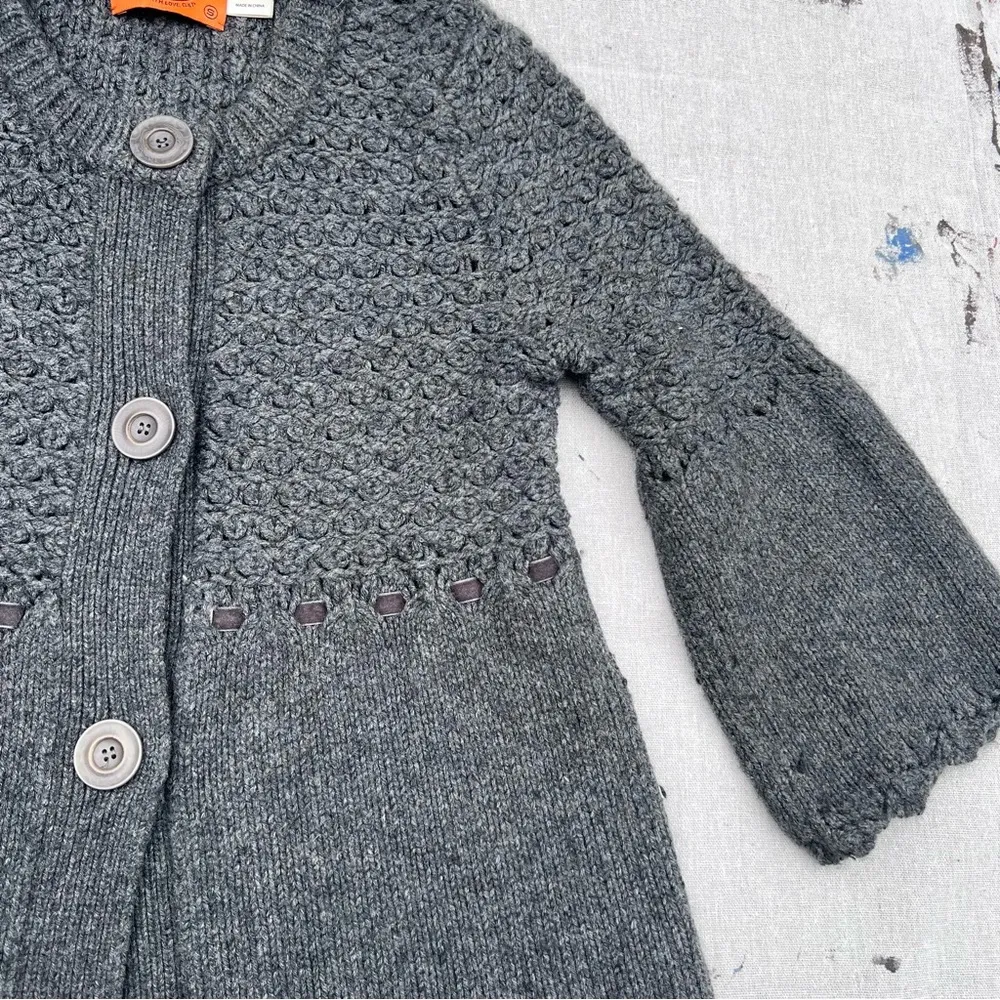 Vintage Juicy Couture Knit Grey Button Down Sweater Cardigan - Image 6
