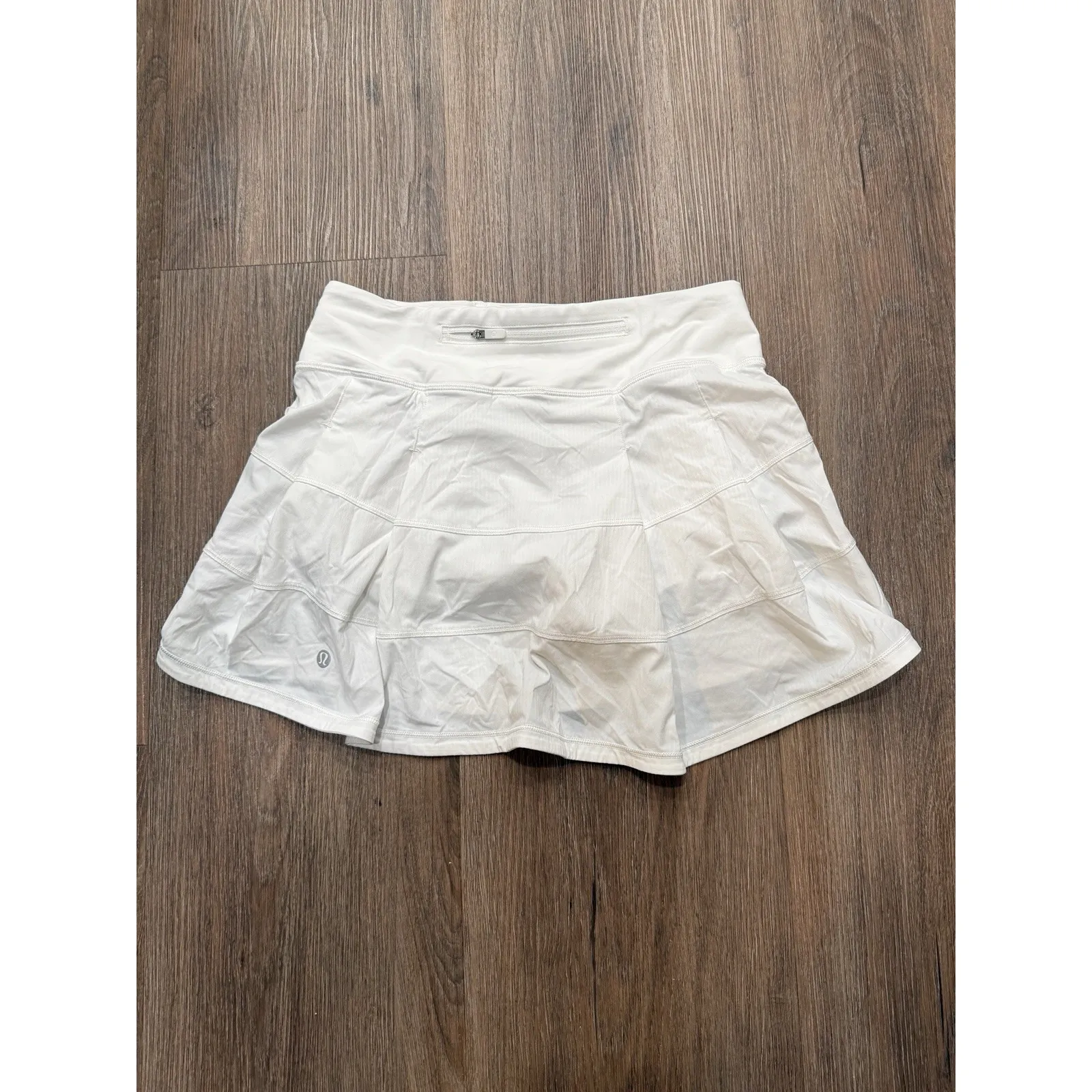 LULULEMON 2 Tall white pace rival skirt lined - Image 2