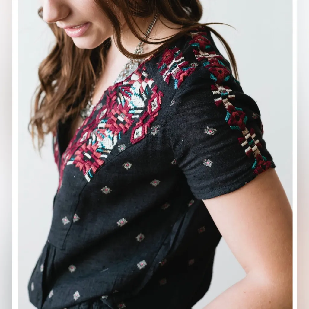 Free People Song For You Romper. - Image 8