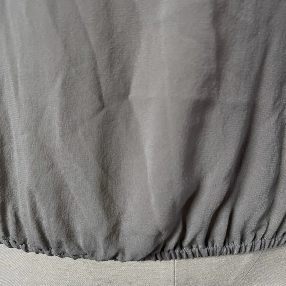 Bebe embellished grey  bib bubble tank  XXS - Image 5