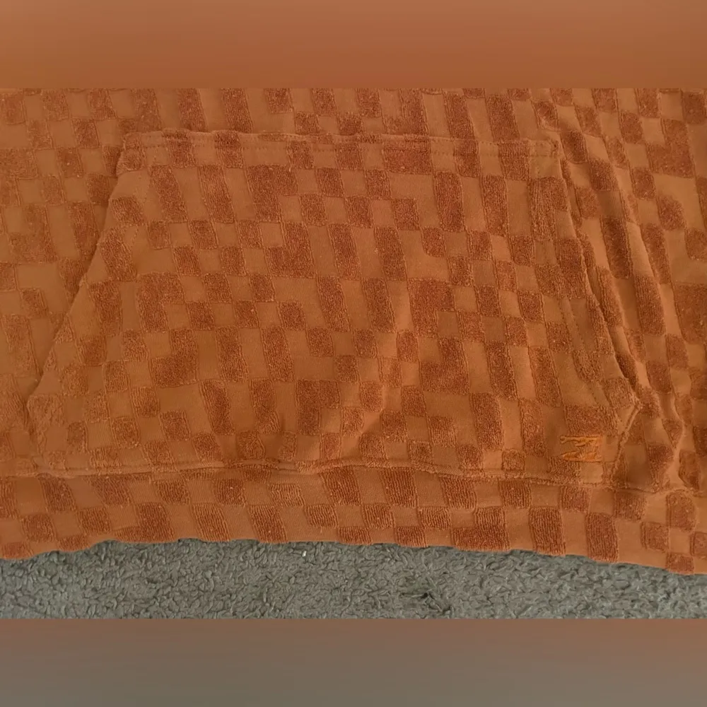 NWOT Billabong Cotton Terry Cloth Towel Hoodie Sweatshirt - Image 8