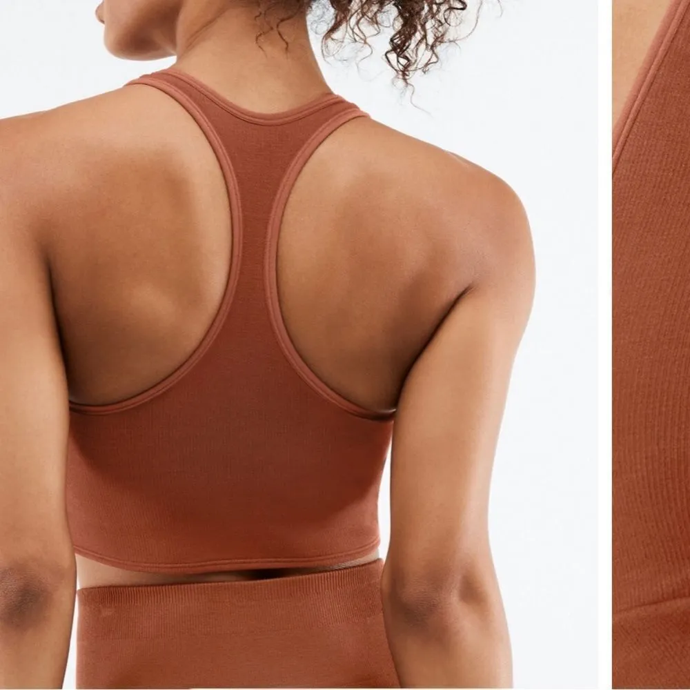 Fabletics size small cloud seamless knot tie athletic bra - Image 2