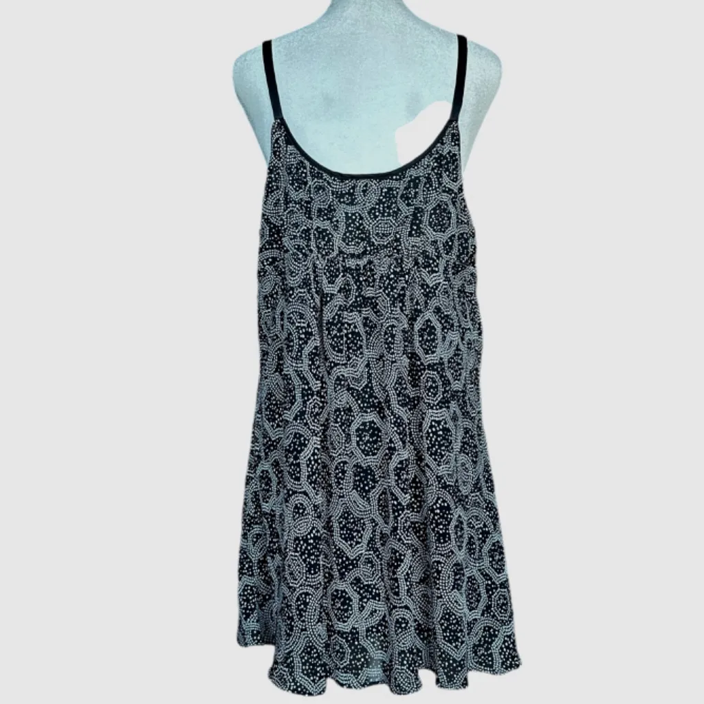 Oscar De La Renta Vtg Pink Label Black And White Lingerie Lace Slip Dress - Image 4
