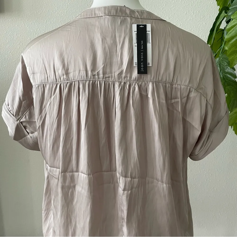 Joan Vass Women’s Short Sleeve Top Size S - Image 7