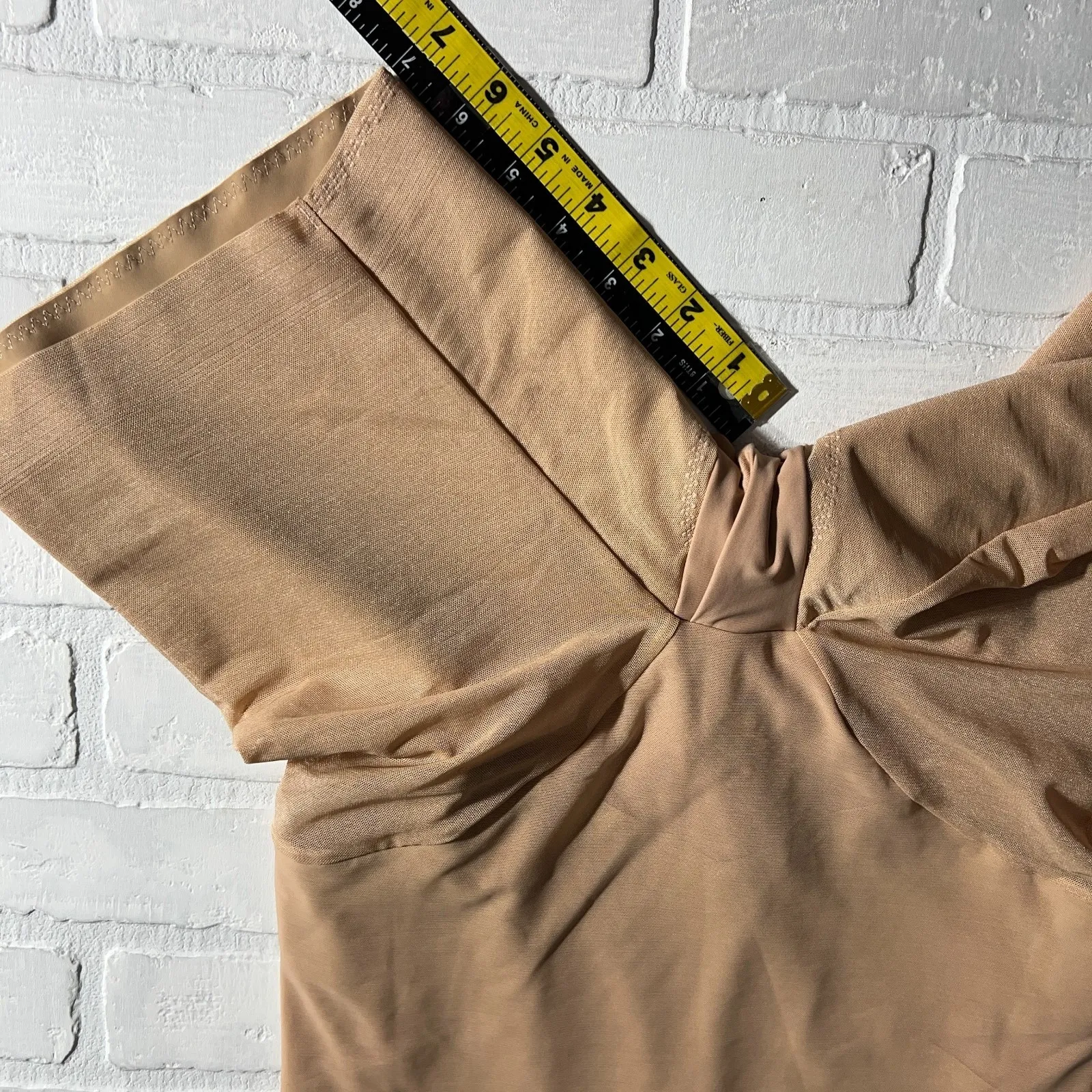 Honeylove Superpower Short 1X Beige Shapewear Slimming Straps Sand Girdle NEW Tan - Image 10