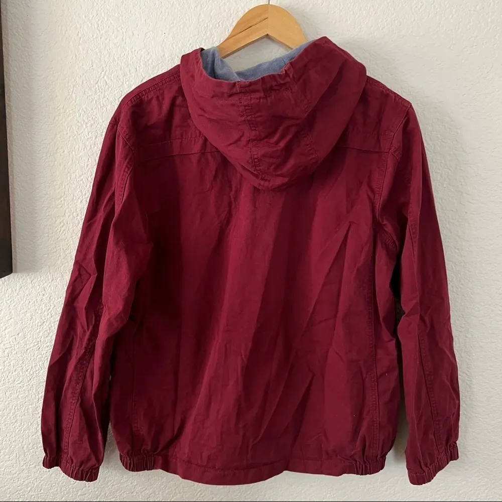 Craft + Flow Deep Red Jacket Size Medium - Image 2