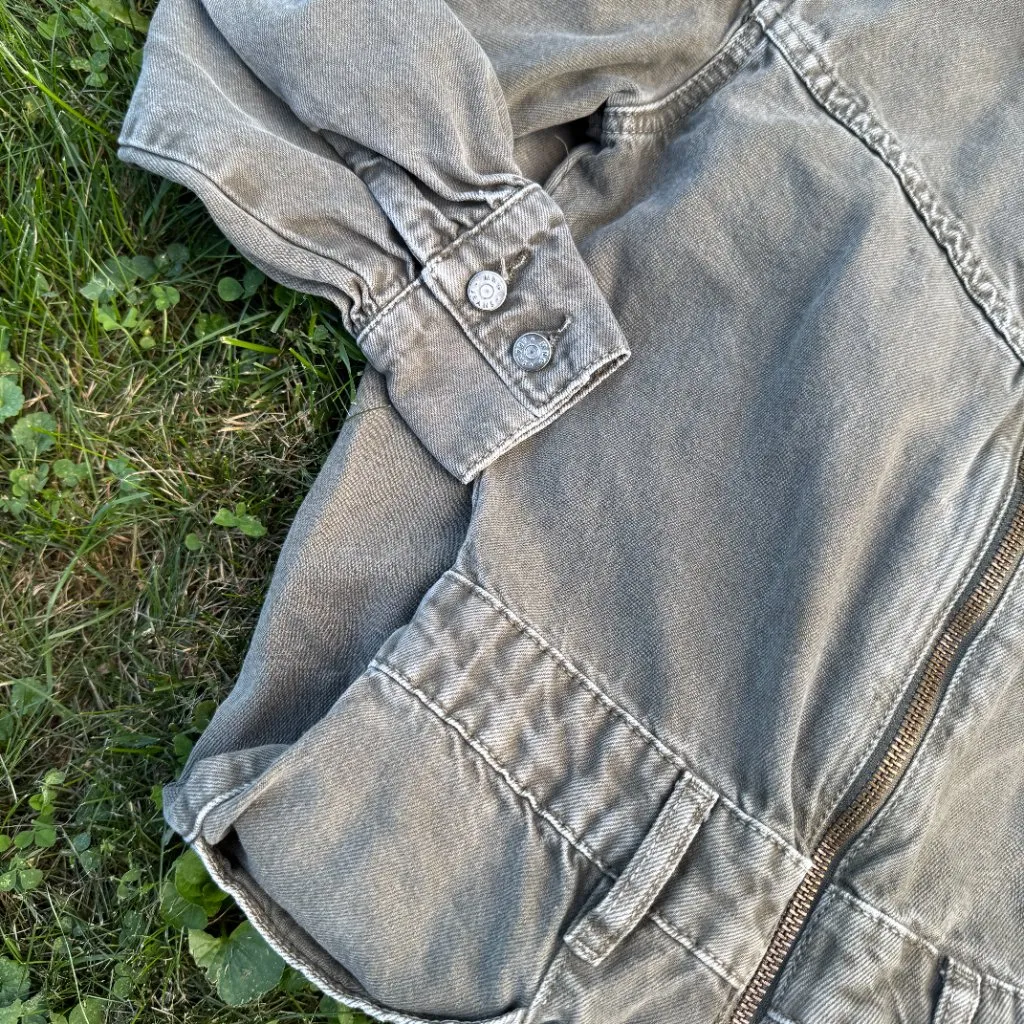 Mango  Women's Long Denim Jumpsuit - Image 6