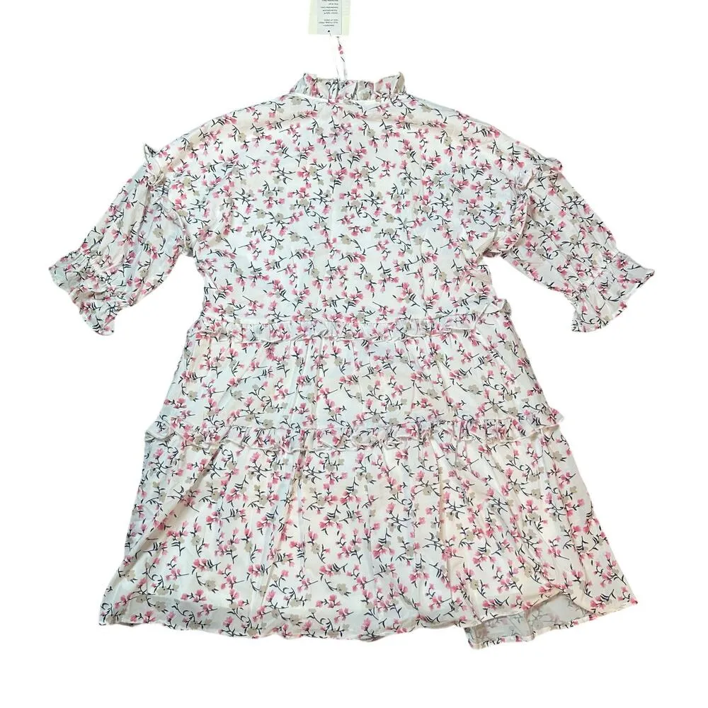 70/21 Pink Floral Print Tied Up Dress NEW - Image 2