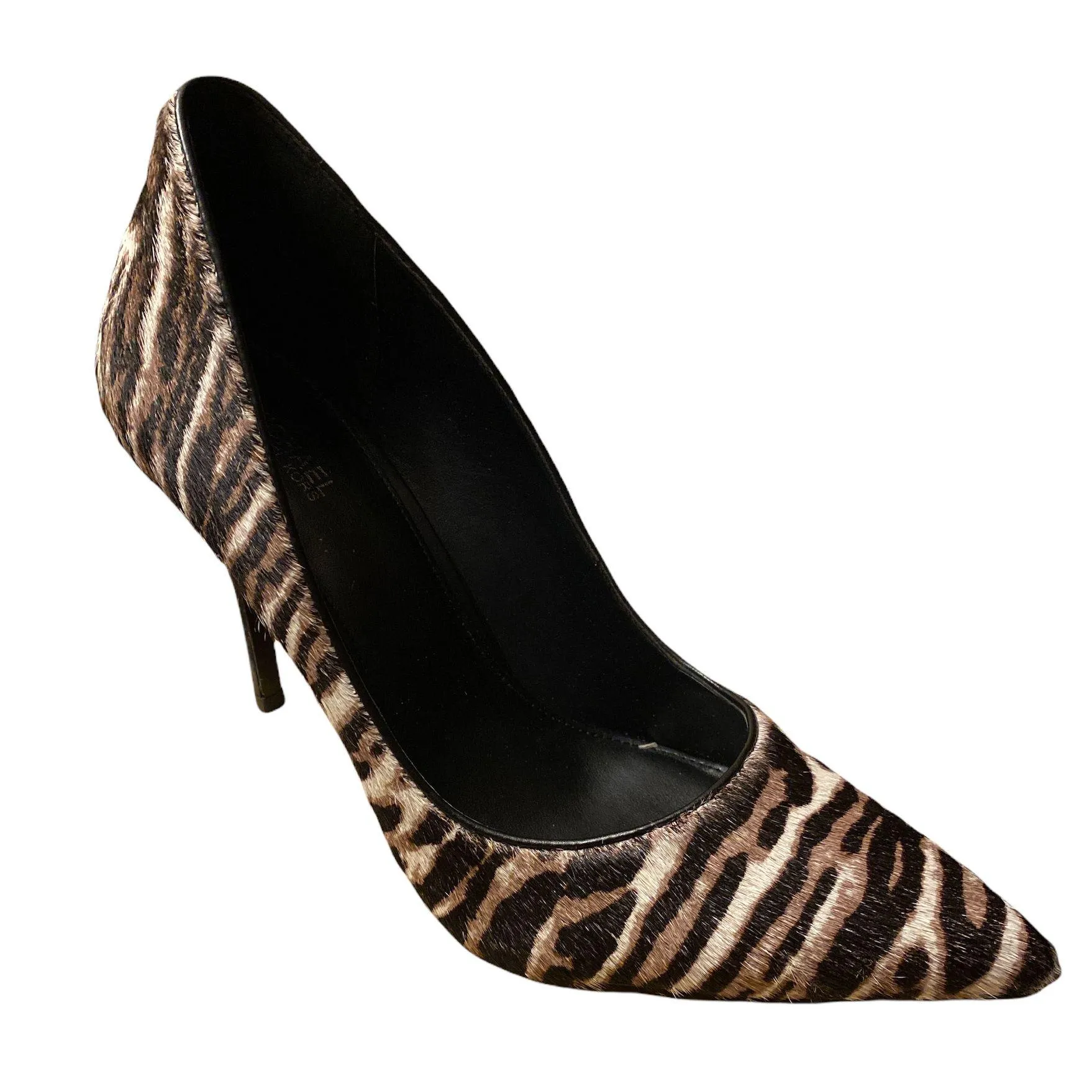 NWT  Keke Pump Haircalf. Gunmetal. 9.5M - Image 2