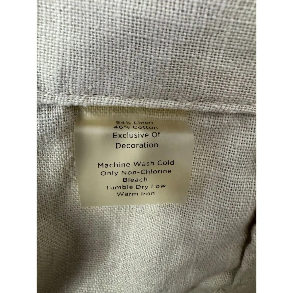 Talbots Linen Embroidered Country Club Casual Wide Leg Cropped Pants 10 - Image 5