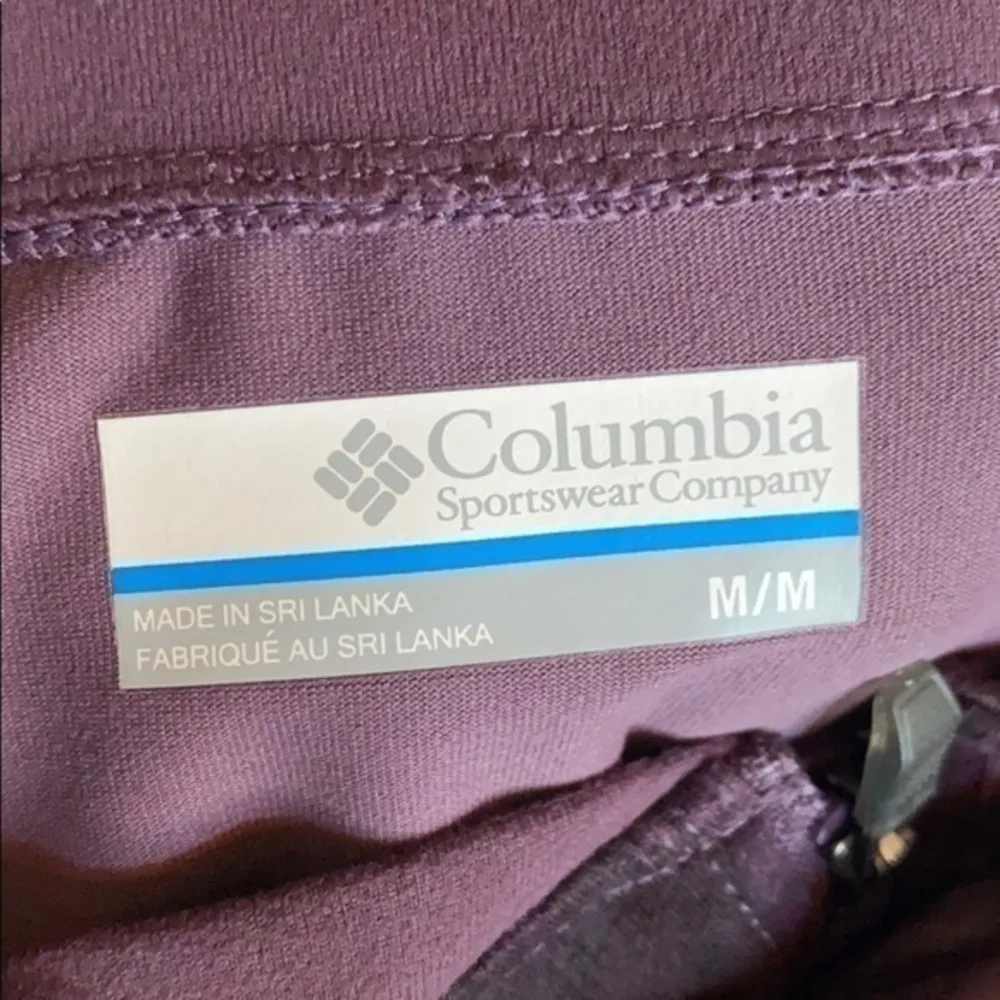 Columbia Purple Zip Up Activewear Jacket Women’s M Stretch 4 Pocket Athleisure - Image 7