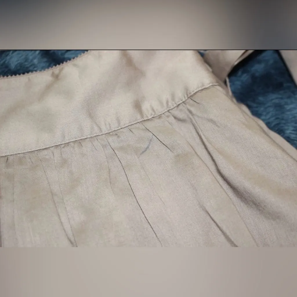 J Crew Taupe Paperbag Skirt with Sash SZ 2 - Image 5