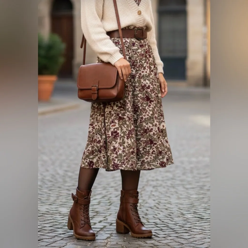 Zodiac Brown Leather Ankle Boots Size 10 - Image 11