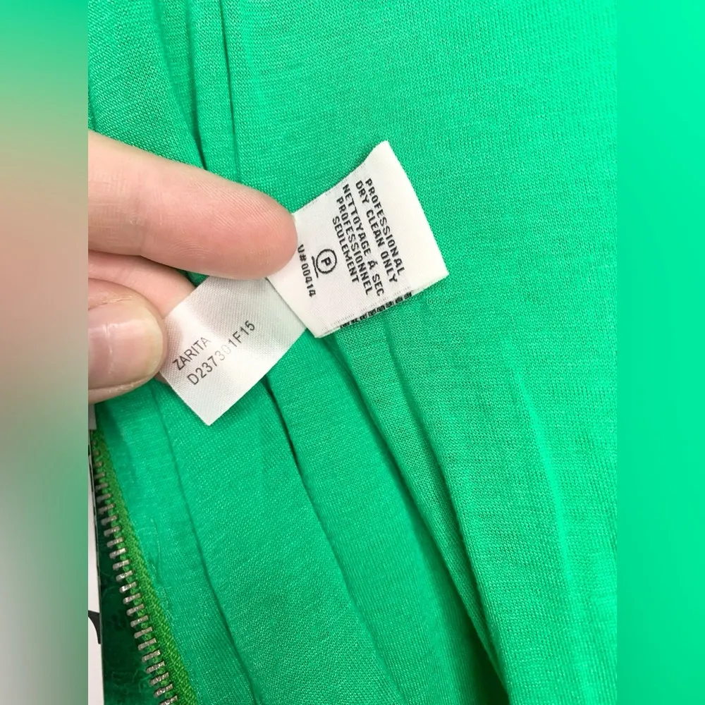 Diane Von Furstenberg Zarita Lace Dress Spring Green NWT Size 6 - Image 13