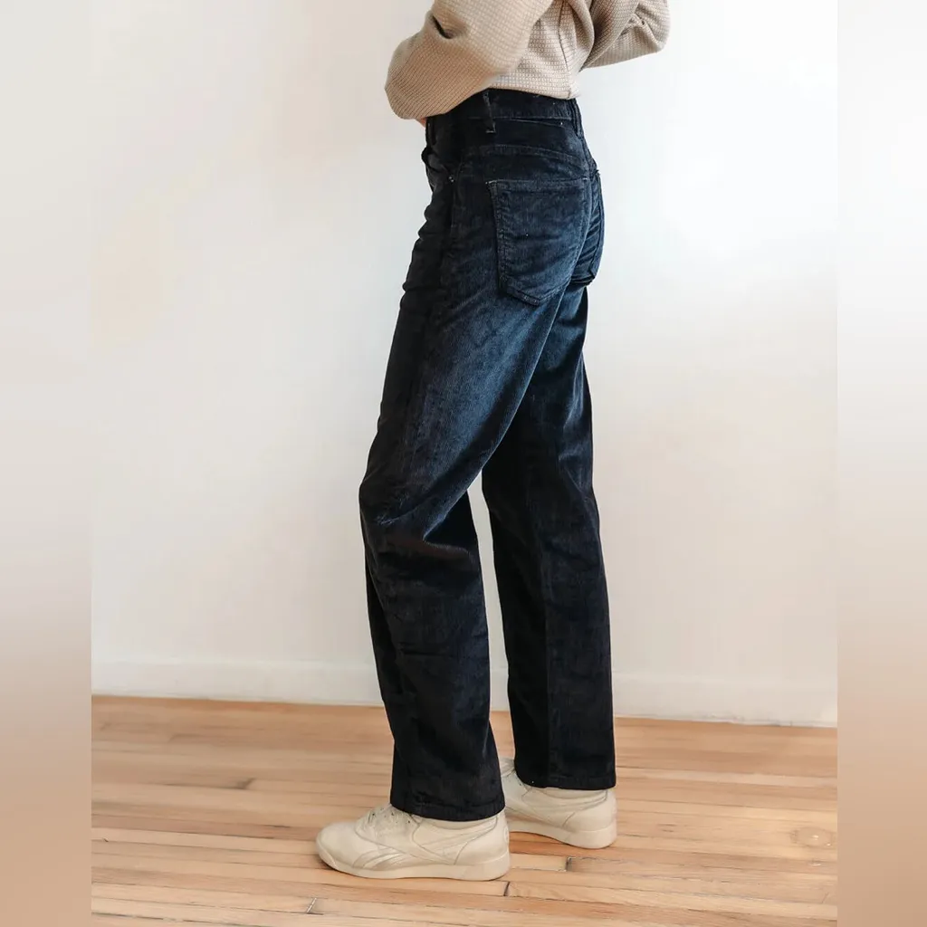 Free People Risk Taker Cord Straight - Black - Image 2