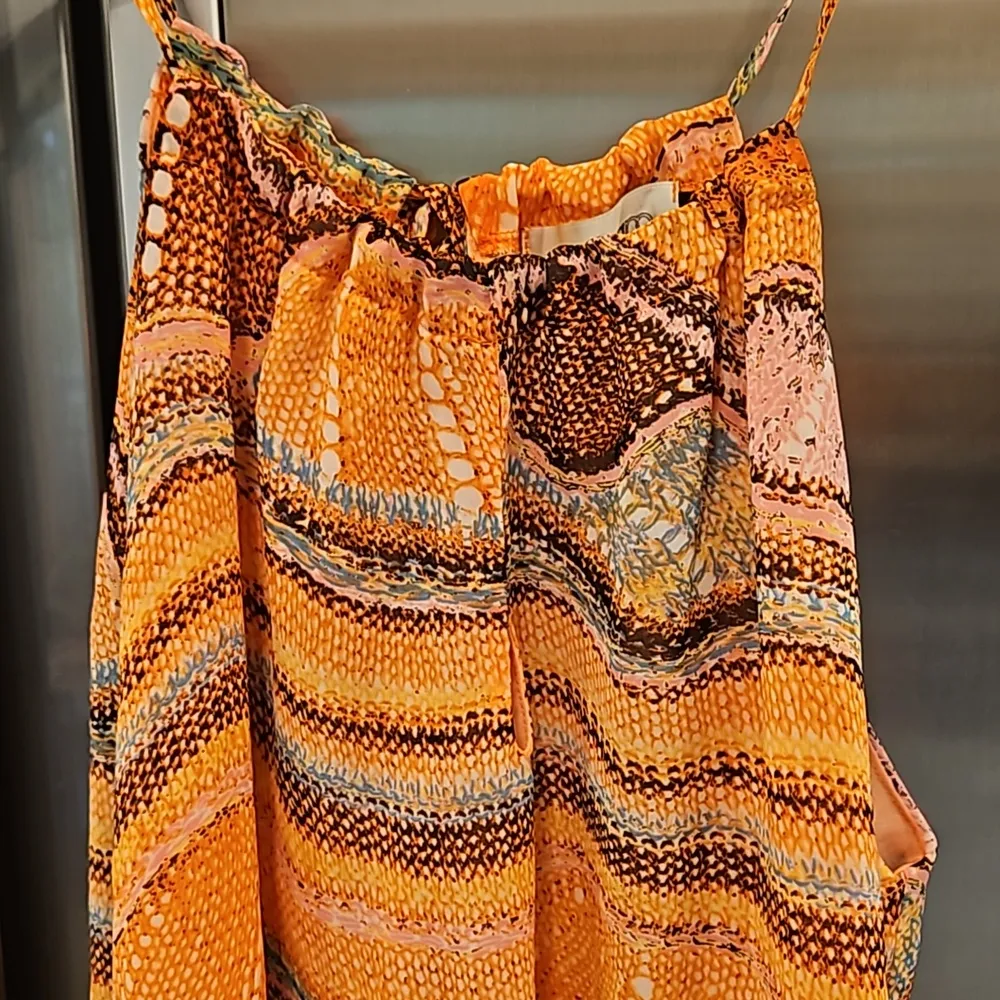 💕VERONICA M💕 Sleeveless Blouse ~ Multi-Color Print Small NWOT - Image 3