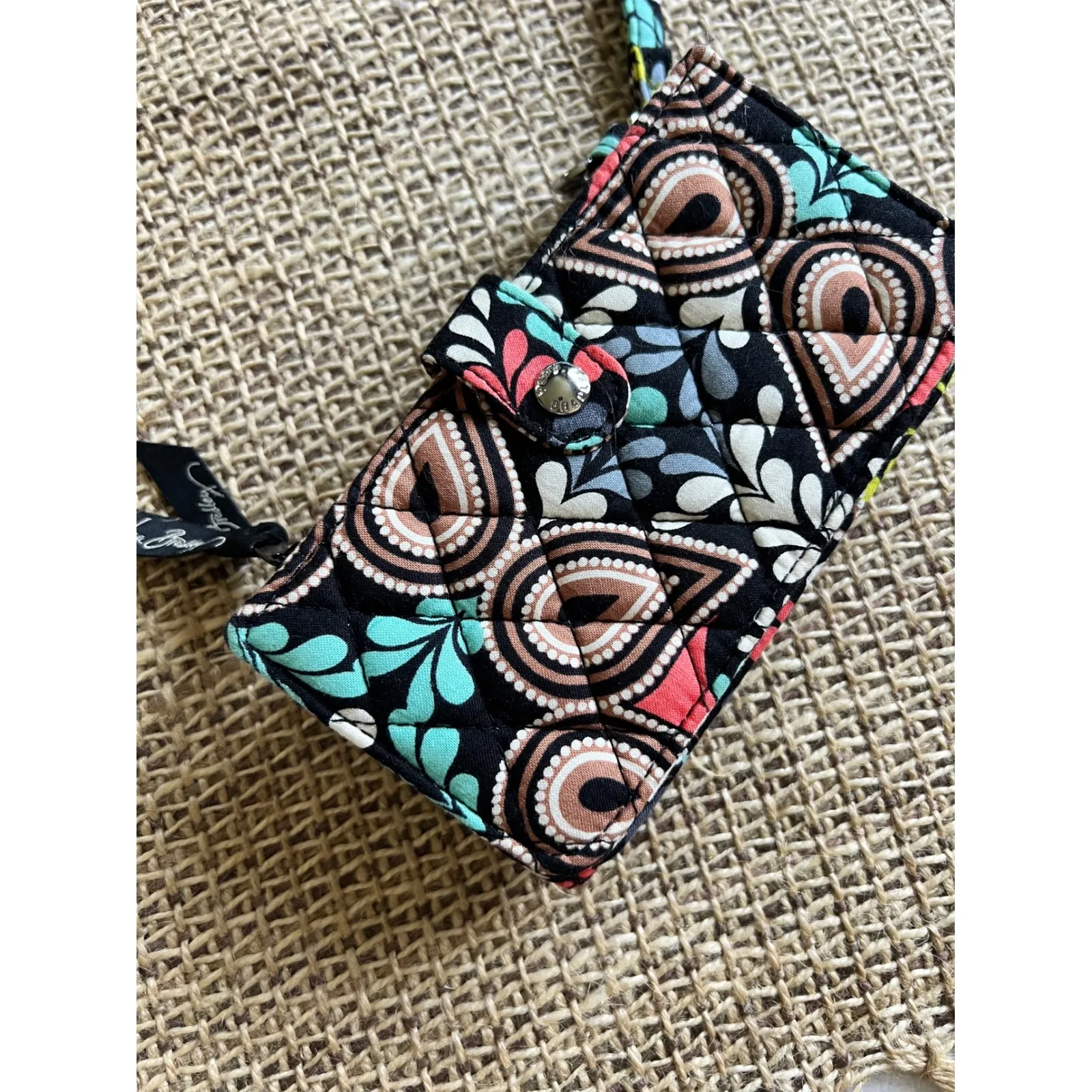 NWOT Vera Bradley Sierra‎ Paisley Wallet Wristlet Clutch Quilted - Image 2