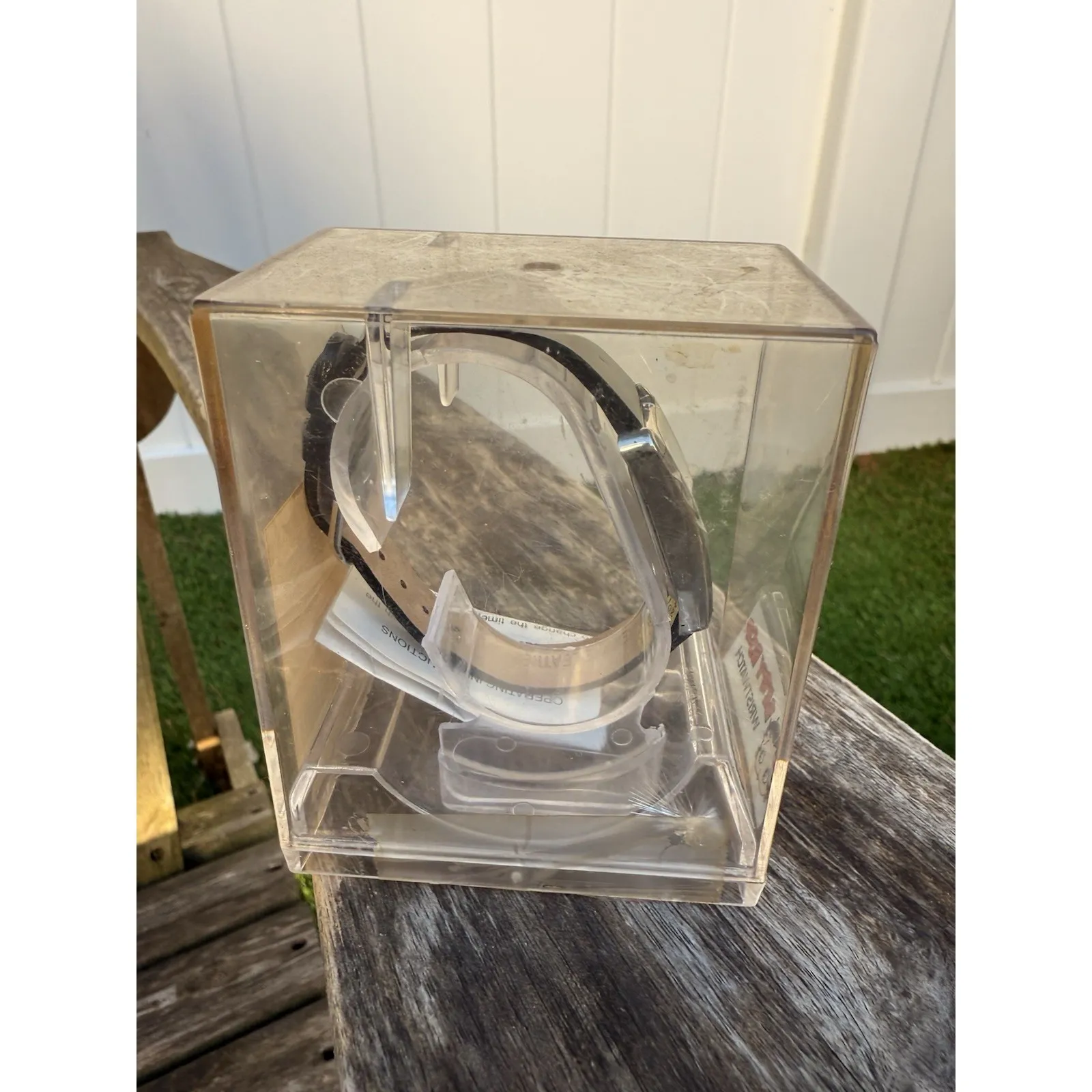 New Vintage Betty Boop Wrist Watch Black Leather‎ Band Bright Ideas Unlimited Red - Image 3