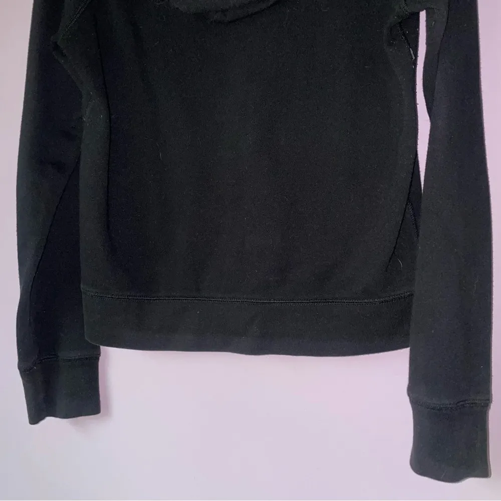 Aeropostale Size M Women's Black Hoodie Jacket Logo 90s Y2K Graphic - Image 8