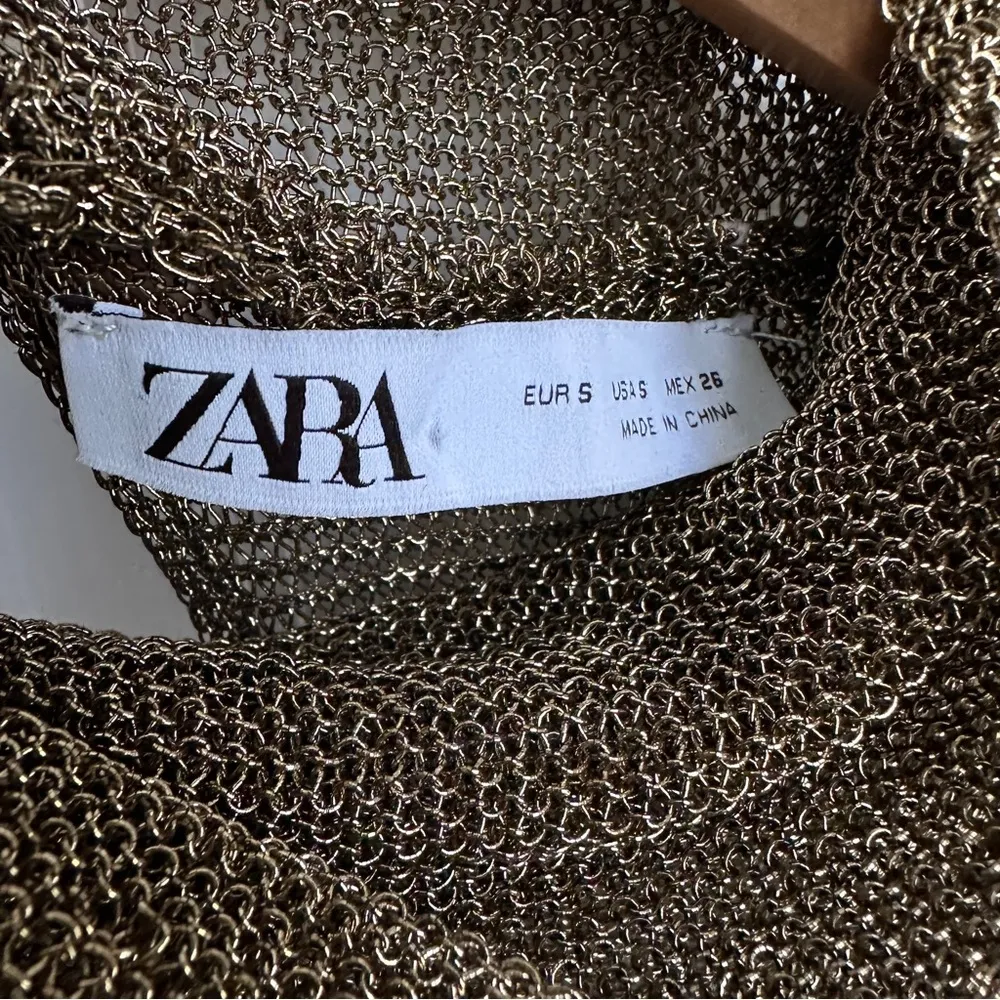 Zara Mock Neck Chain Link Dress - Image 6