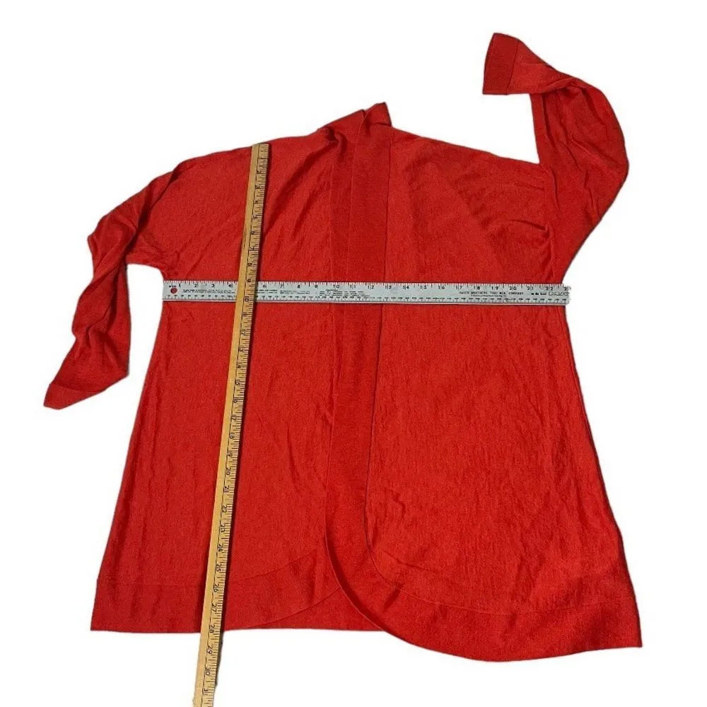 EILEEN FISHER Woman Open Front Cardigan Tencel Merino Wool Alpaca Plus Size 1X - Image 6