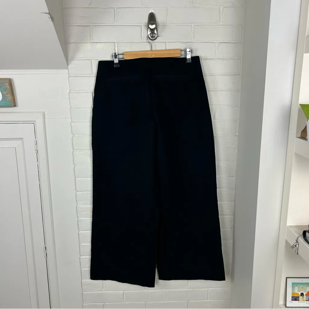 Old Navy Black High Rise Wide Leg Pixie Pants Size L - Image 11
