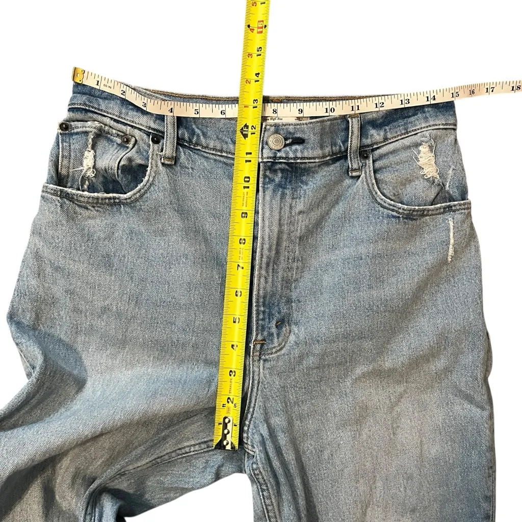 Abercrombie Fitch Jeans 70s Vintage Flare Ultra High Rise Light Wash Size 8 / 29 - Image 4