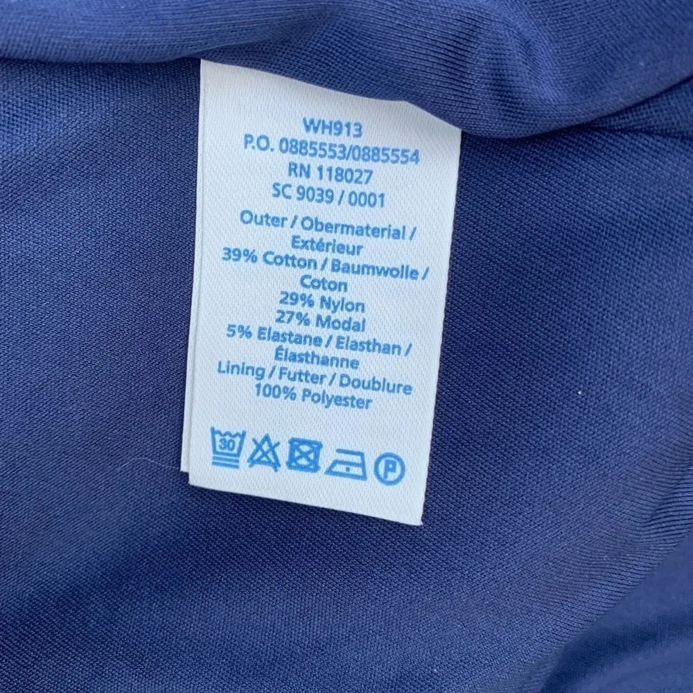 Boden Navy flowy dress sz 4 office business casual wedding guest minimalist Blue - Image 6