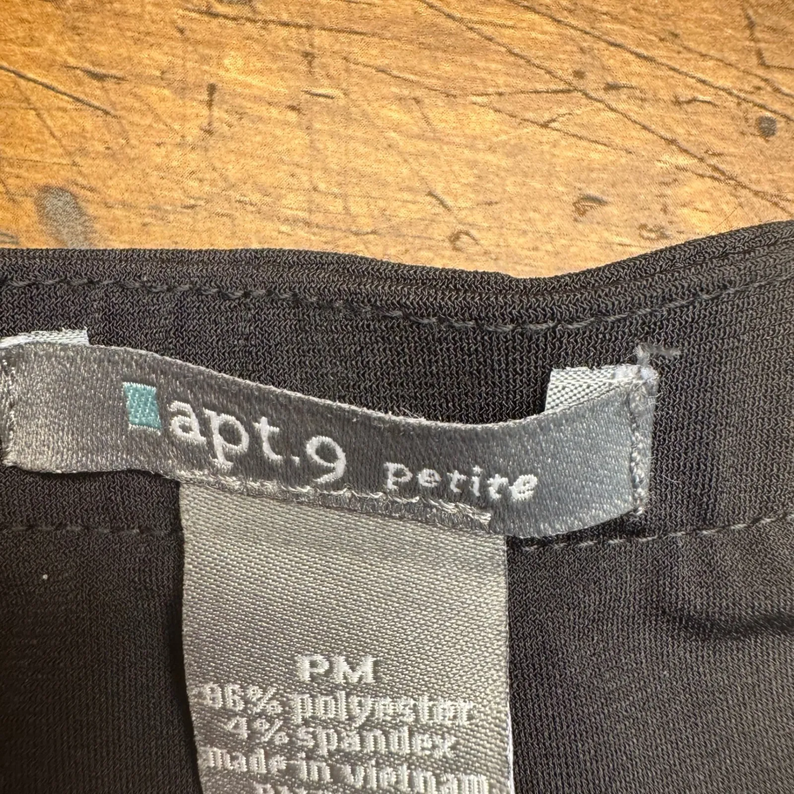 Apt 9 Petite Black Knot Front Flared Skirt Women's Size PM - Image 3