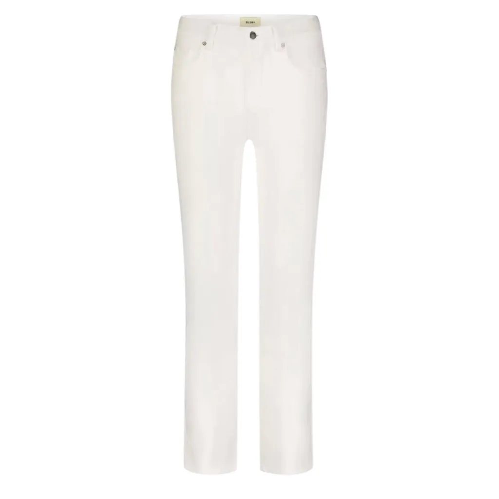 NWT $209 DL1961 Mara Straight Mid Rise Instasculpt Ankle Jeans White SZ-30 - Image 9
