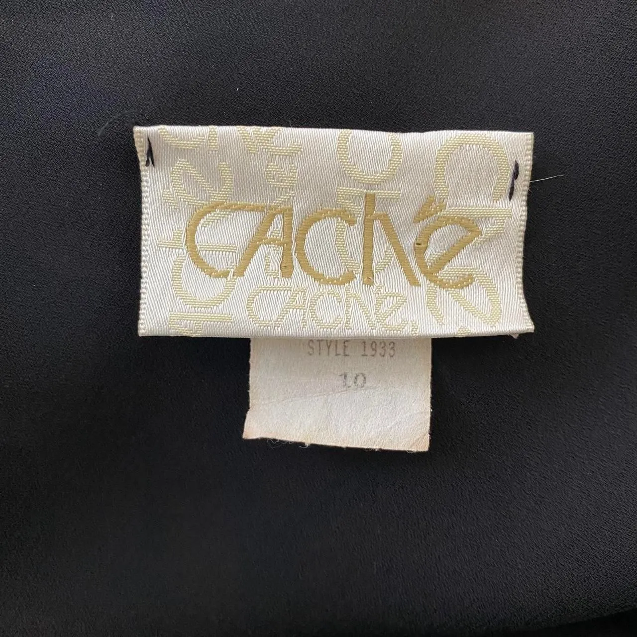 Early 2000’s Hawaiian Mesh Cowl Caché Hawaii Flower Floral Cami Camisole Top M - Image 6